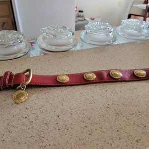 Coach Red Dog Collar